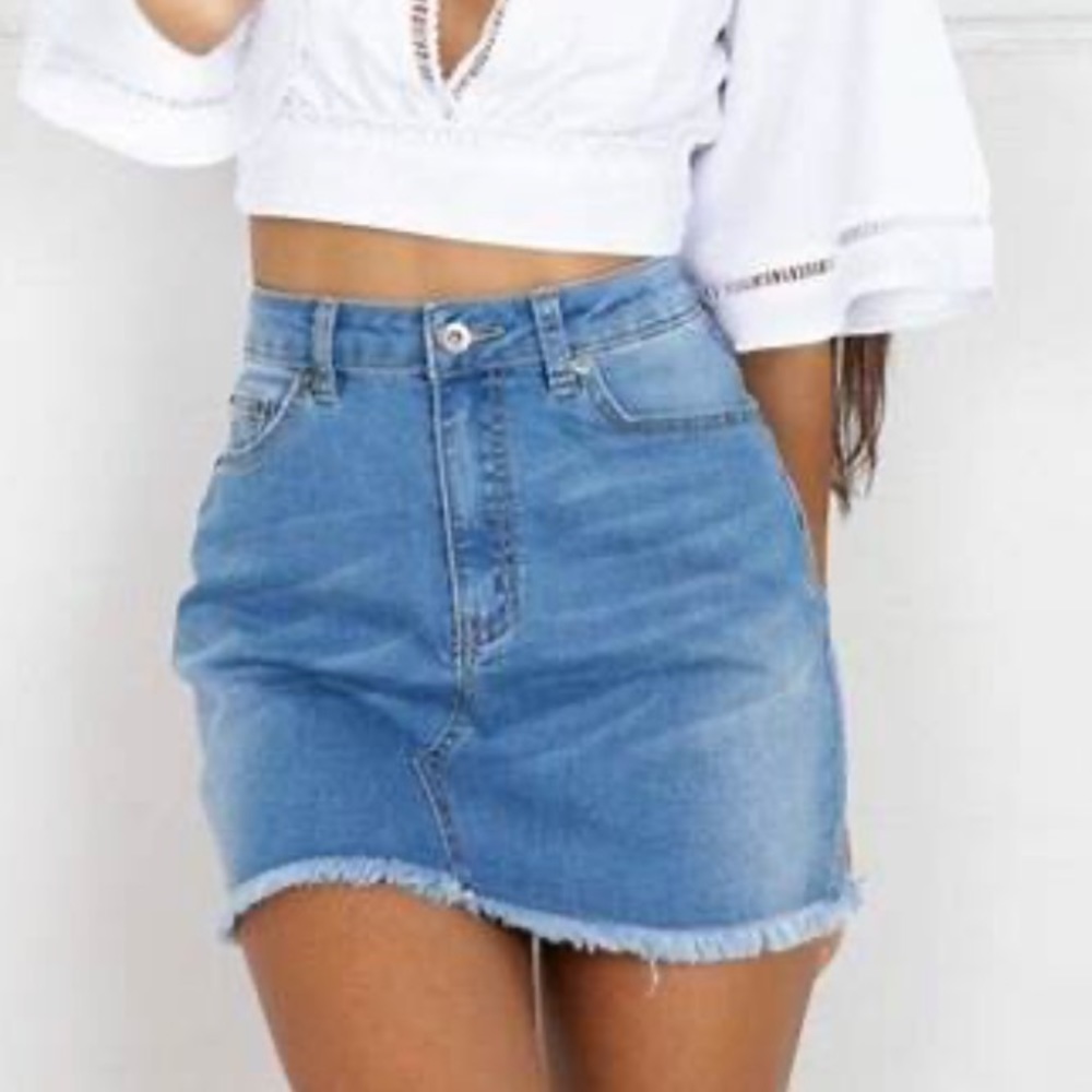 Abercrombie and fitch Jean mini skirt